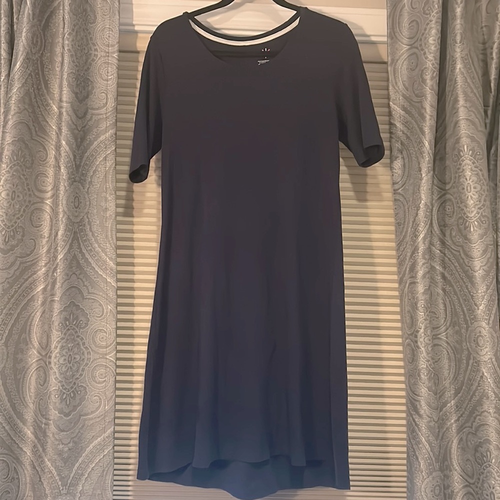 Navy blue t-shirt dress